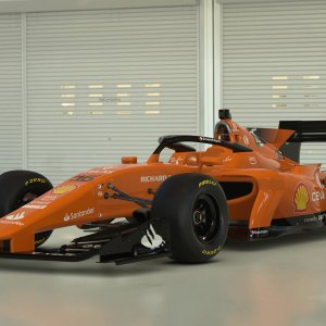 Orange Ferrari 1