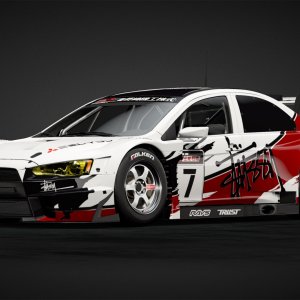 TearsOfEgirls - Stussy x Mitsubishi livery