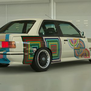 Frank Stella tribute using only 2 decals