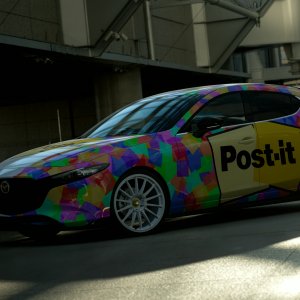 LEC #23 Two decals, one car
