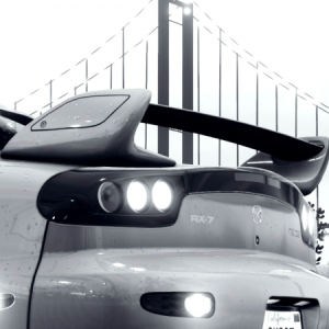 B&W stock FD spoiler shot.