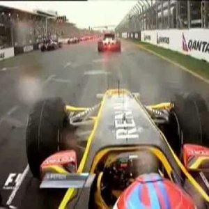 Vitaly Petrov - Amazing race start in the wet