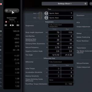 REARX Test R Settings