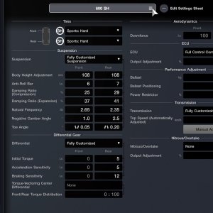 Challenger Test specs