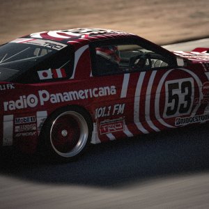 Toyota Team Radio Panamericana #53 MA70 Supra Race Car '87