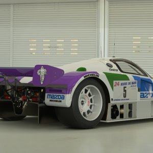 Mazda 727B 1991 Mazda WRC livery rear.jpg