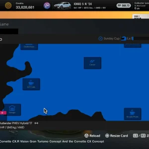 GT Fitness World Map (PS5 Browser) (August 2025)