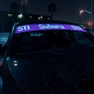 Need For Speed - Gran Turismo Impreza Window Banner