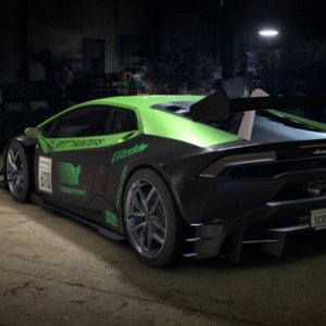 Need For Speed - Lime Targa Trophy Huracan Rear