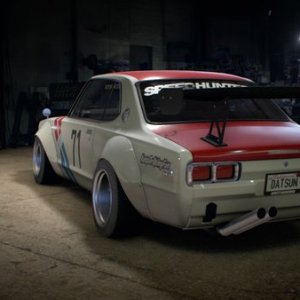 Need For Speed - #71 Skyline KGCP10 Rear