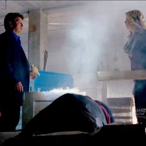 Castle - Mysterious Blonde Warehouse Chase