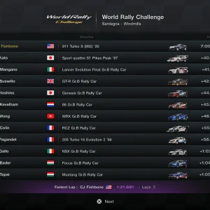 World Rally Challenge - Sardegna Windmills