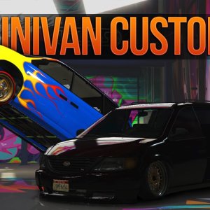 GTA 5 Minivan Custom Customization