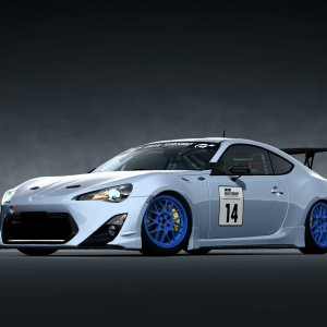 Toyota 86 Race Car Base Model '12