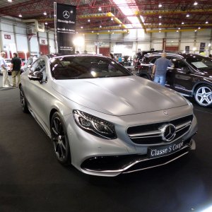Mercedes S Class Coupe AMG: The front end.