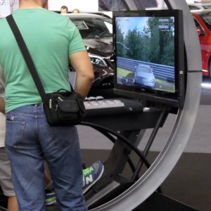 Merc Soul On Display: GT6 stand in Mercedes's hall