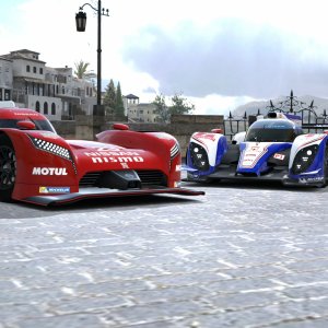 Nissan & Toyota LMP1 Cars