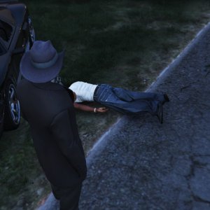 Jake wastes someone from Grove Street 2