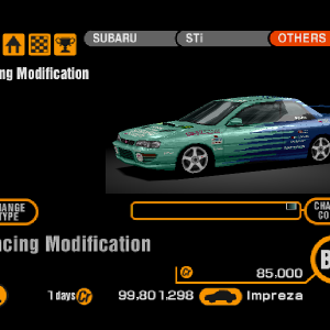 Subaru Impreza typeR STi Ver. IV (J) '97