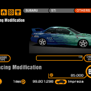 Subaru Impreza typeR STi Ver. V (J) '98