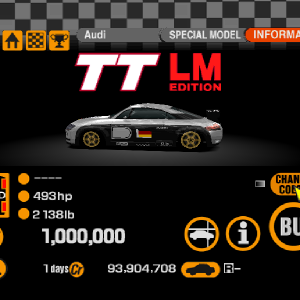 Audi TT LM Edition