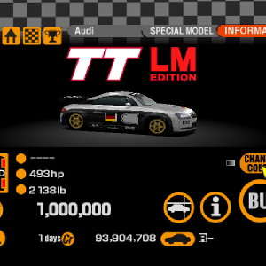 Audi TT LM Edition