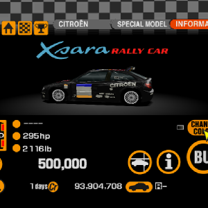 Citroen Xsara Rally Car