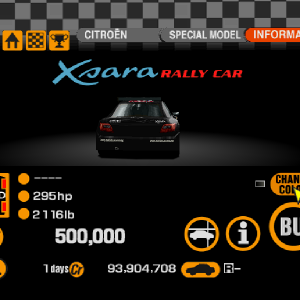 Citroen Xsara Rally Car