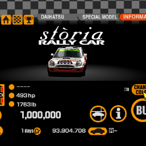 Daihatsu Storia Rally Car