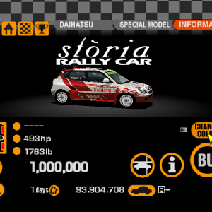 Daihatsu Storia Rally Car