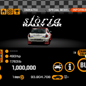 Daihatsu Storia Rally Car