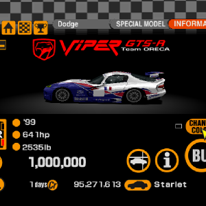 Dodge Viper GTS-R Team Oreca