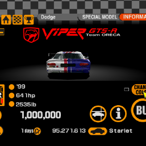 Dodge Viper GTS-R Team Oreca
