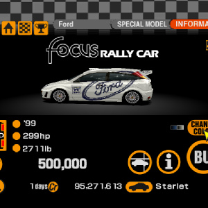 Ford Focus Rally Car