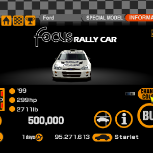 Ford Focus Rally Car