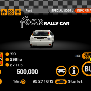 Ford Focus Rally Car