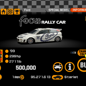 Ford Focus Rally Car