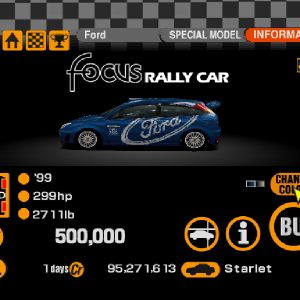 Ford Focus Rally Car