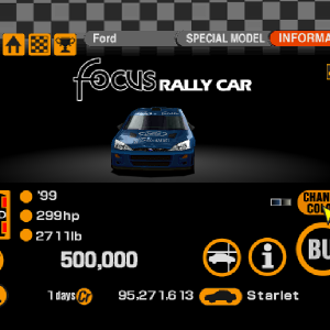 Ford Focus Rally Car