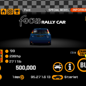 Ford Focus Rally Car