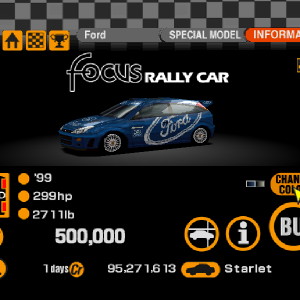 Ford Focus Rally Car