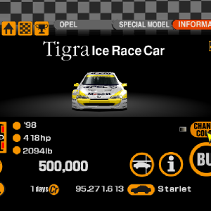 Opel Tigra Ice Race Car