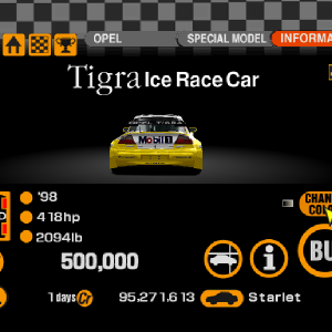 Opel Tigra Ice Race Car
