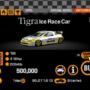 Opel Tigra Ice Race Car