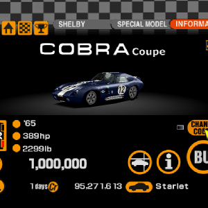 Shelby Cobra Coupe