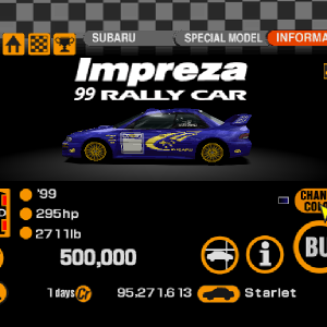 Subaru Impreza Rally Car