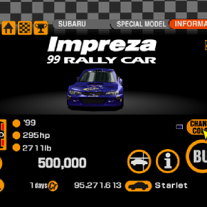 Subaru Impreza Rally Car