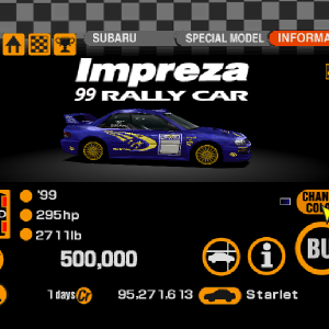 Subaru Impreza Rally Car