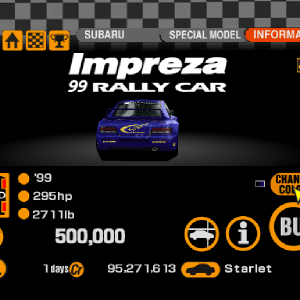 Subaru Impreza Rally Car