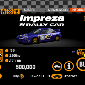 Subaru Impreza Rally Car